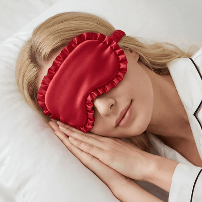 Silky Red Sleep Mask