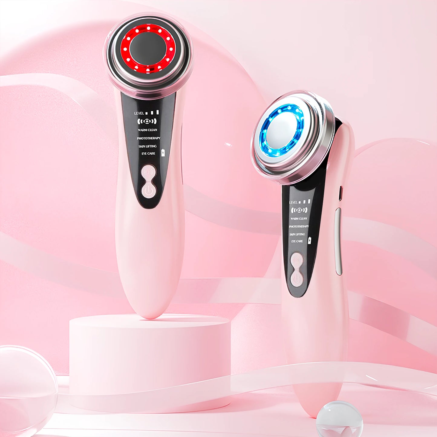DermaFlow™ 4 in 1 LED Therapy - Lifting &amp; Facial Cleansing